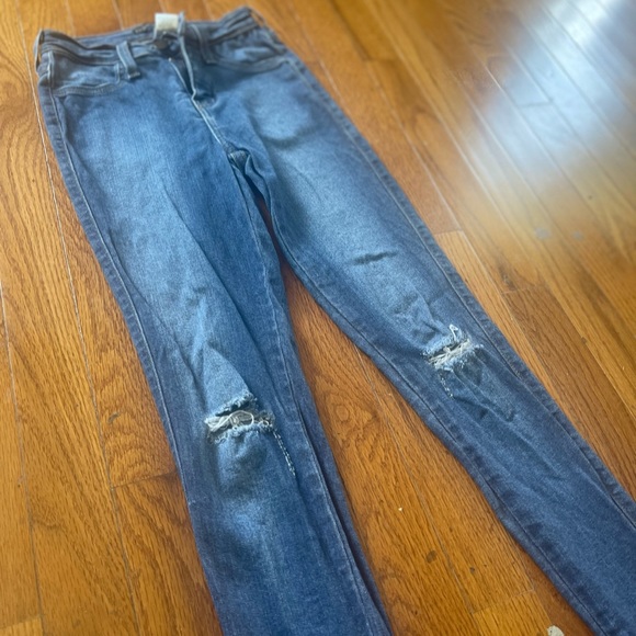 Women’s Fashion Nova Dark Wash Jean Leggings - Size 3 - Picture 12 of 12